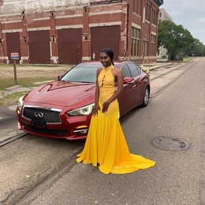 Yellow Prom dress
